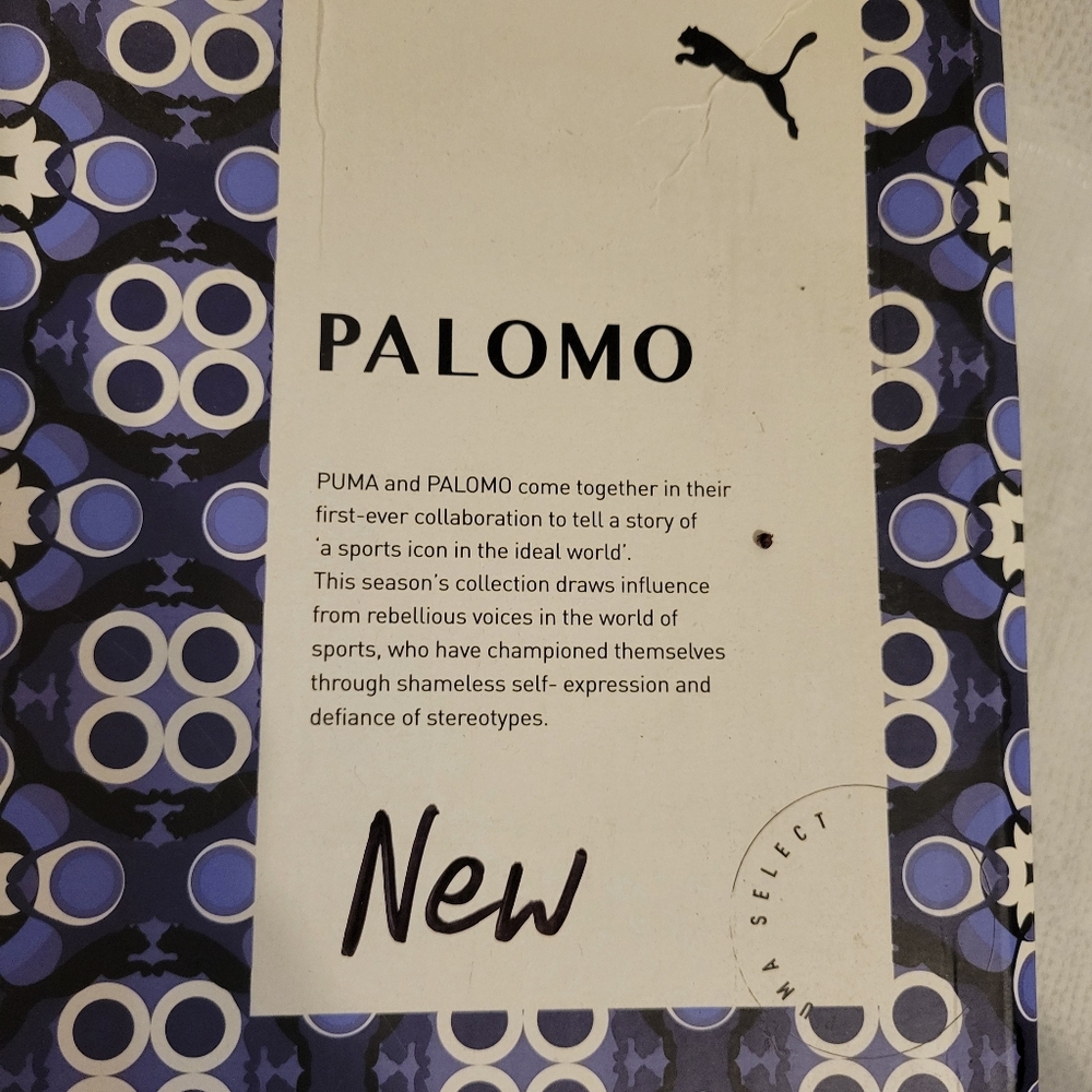 Puma palomo mens size 9 new Navy and Red High-Top Sneakers - Picture 9 of 11